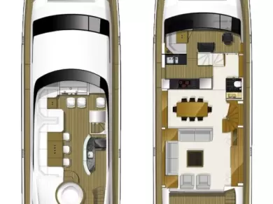 Alquiler Yate de lujo en Trogir - Princess Princess Y85