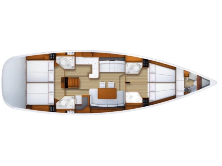 Alquiler Velero Jeanneau con o sin  título de navegación