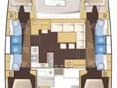 Alquiler de embarcaciones Lagoon Lagoon 450 F enTrogir en Samboat