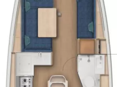 Alquiler Velero Jeanneau con o sin  título de navegación