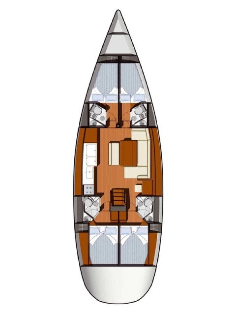Alquiler de embarcaciones Jeanneau Sun Odyssey 49 enKaštela en Samboat