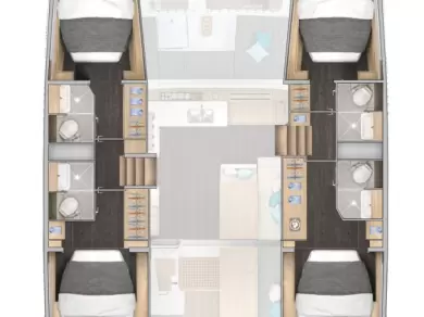 Lagoon Lagoon 43 de alquiler a Seget Donji