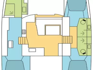 Alquiler Seget Donji - Fountaine Pajot Elba 45 en SamBoat