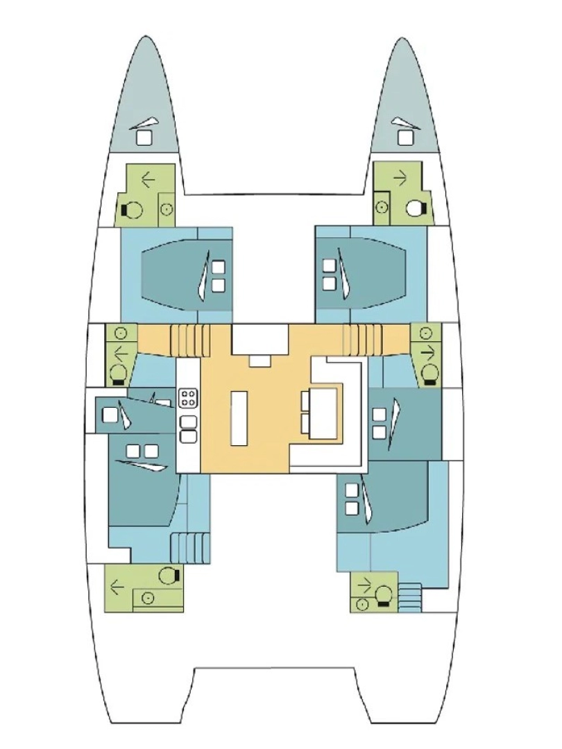 Alquiler Catamarán en Lávrio - Lagoon Lagoon 52