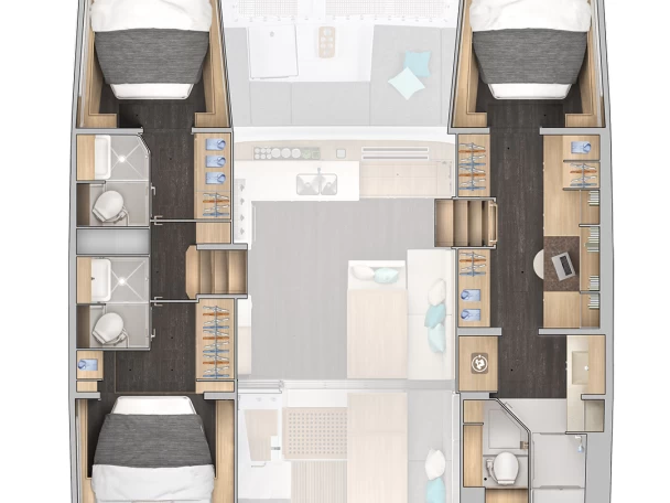 Lagoon Lagoon 43 de alquiler a Marsh Harbour