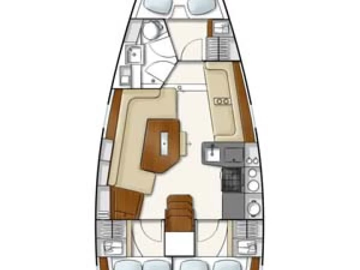 Alquiler de barcos Lefkáda barato de Hanse 350