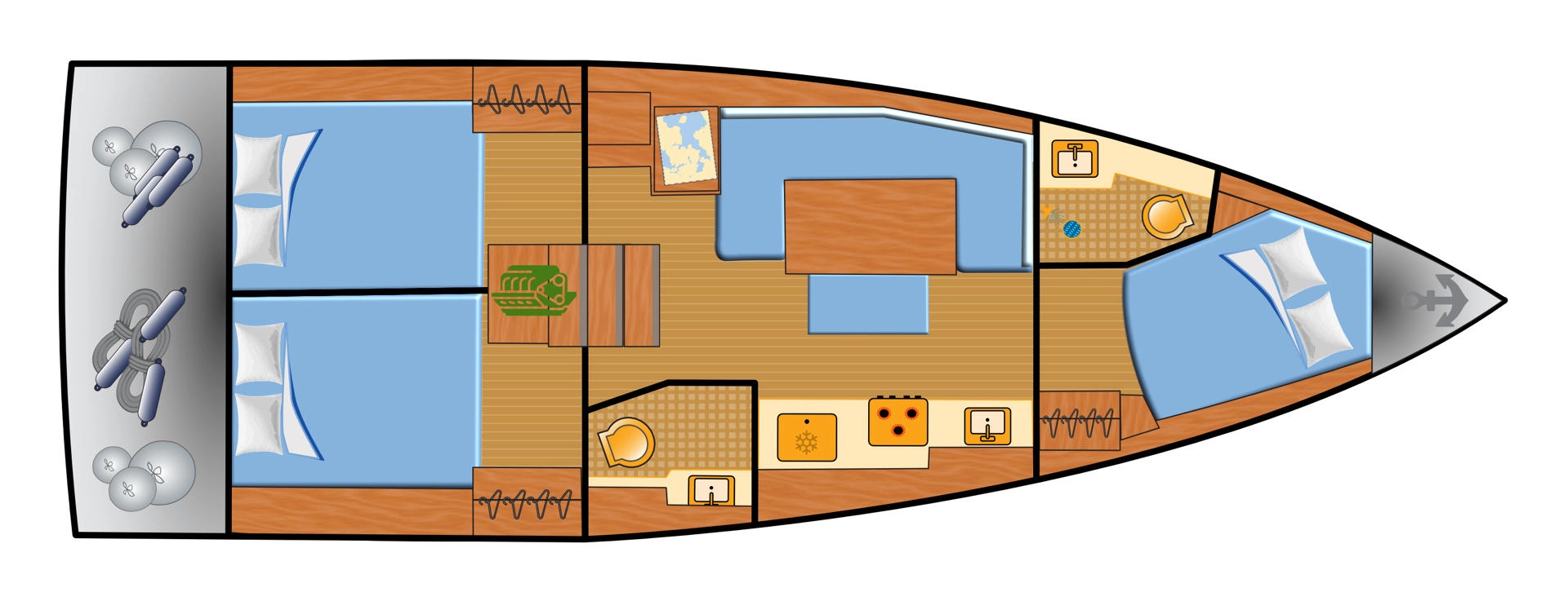 Alquiler de Velero, con o sin patrón Bénéteau Biograd na Moru