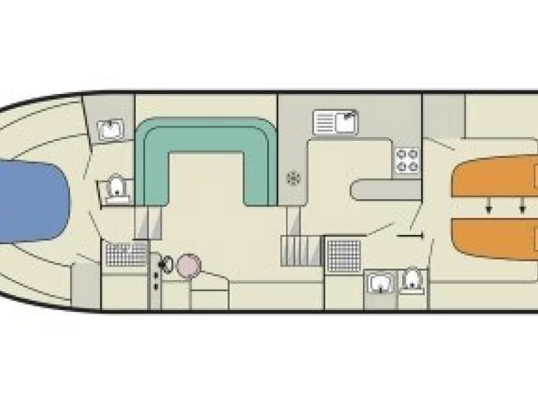 Alquiler de Casa flotante, con o sin patrón Comfort Plus Branges