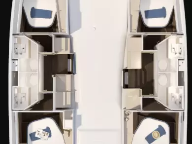 Alquiler de barcos Rodi Garganico barato de Fountaine Pajot FP 41 Quatuor 4