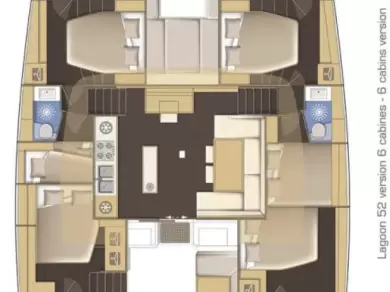 Alquiler de embarcaciones Lagoon Lagoon 52 F enEllinikó en Samboat