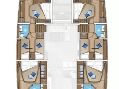 Alquiler Catamarán Lagoon con o sin  título de navegación