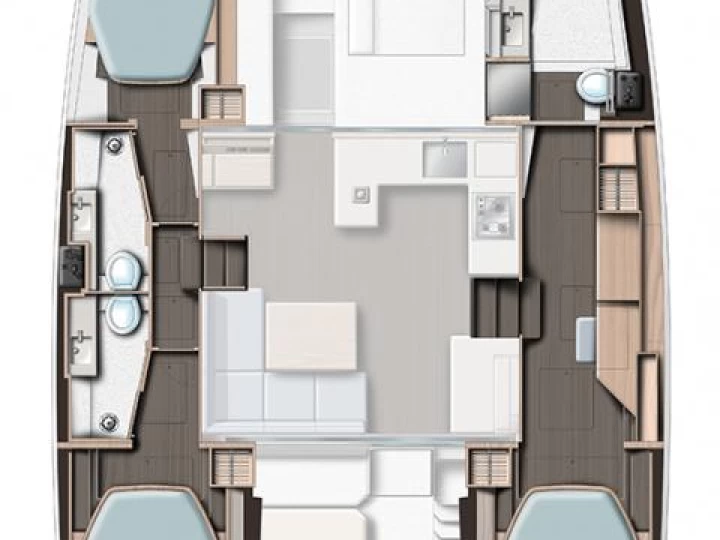 Alquiler de Leopard Catamarans / Robertson & Caine Leopard 42 - 3 cab. en Marsh Harbour