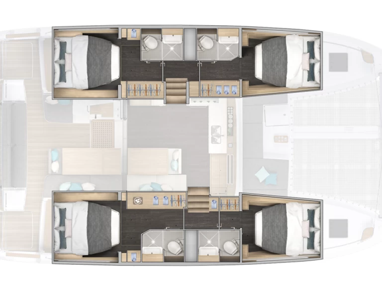 Alquiler de Catamarán, con o sin patrón Lagoon Furnari