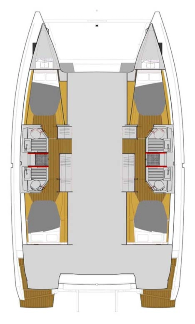 Alquiler de embarcaciones Fountaine Pajot Astrea 42 enBiograd na Moru en Samboat