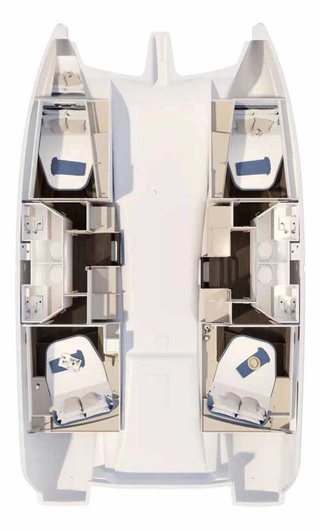 Alquiler Catamarán en Trogir - Fountaine Pajot Fountaine Pajot FP 41 Quatuor 4