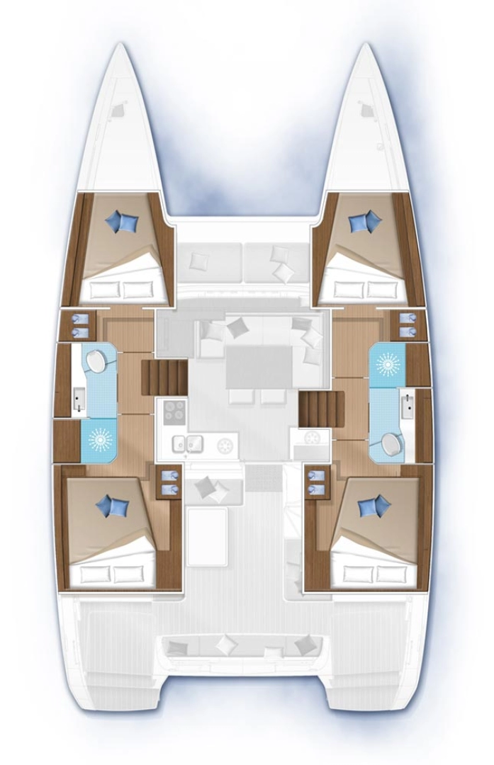 Alquiler de Catamarán, con o sin patrón Lagoon Šibenik