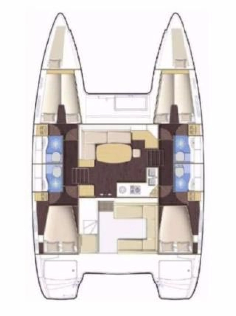 Alquiler Trogir - Lagoon Lagoon 400 en SamBoat