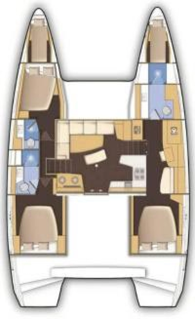 Alquiler Catamarán Lagoon con o sin  título de navegación