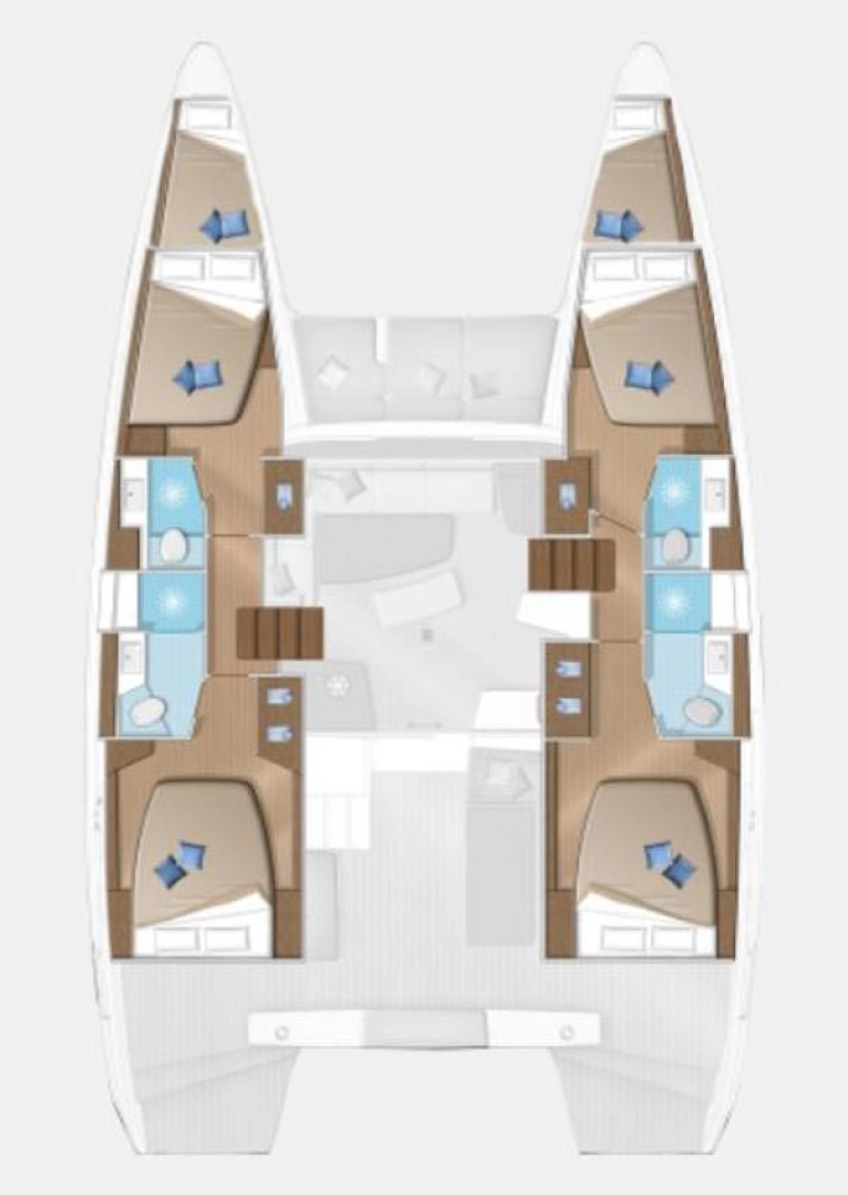 Alquiler de Catamarán, con o sin patrón Lagoon Šibenik