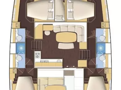 Alquiler de embarcaciones Lagoon Lagoon 421 enŠibenik en Samboat