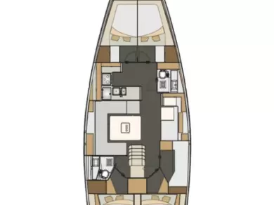 Alquiler de embarcaciones Elan Impression 50 enKaštela en Samboat