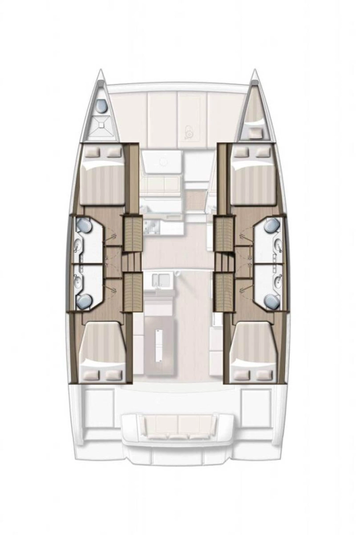 Alquiler Catamarán en Seget Donji - Bali Bali 4.2
