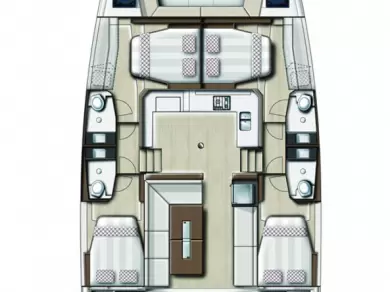 Alquiler Eden Island - Bali Bali Catspace Voile en SamBoat