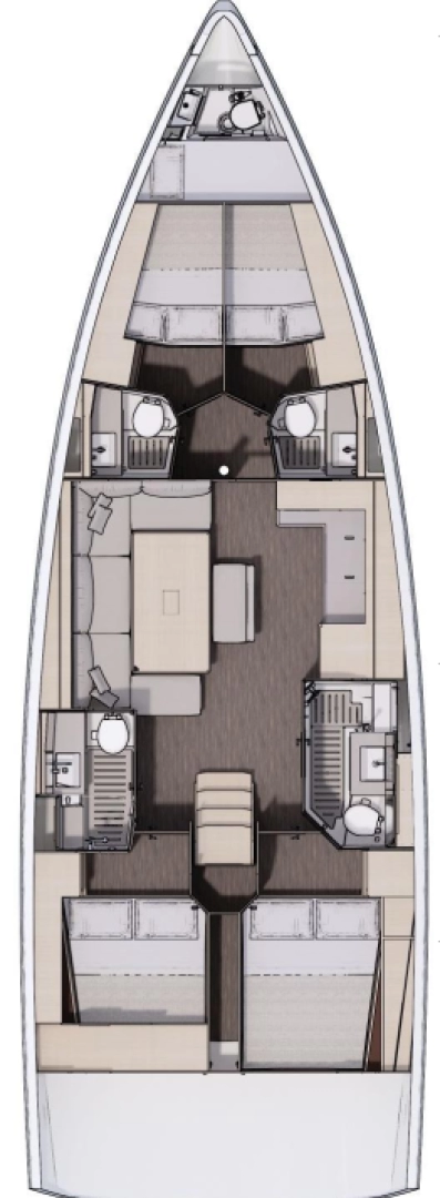 Alquiler Velero en Göcek - Dufour Dufour 470
