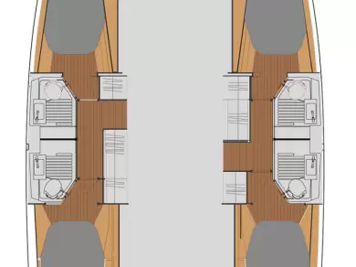 Alquiler Catamarán Fountaine Pajot con o sin  título de navegación