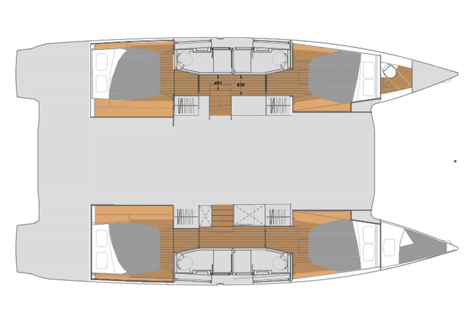 Alquiler Catamarán Fountaine Pajot con o sin  título de navegación