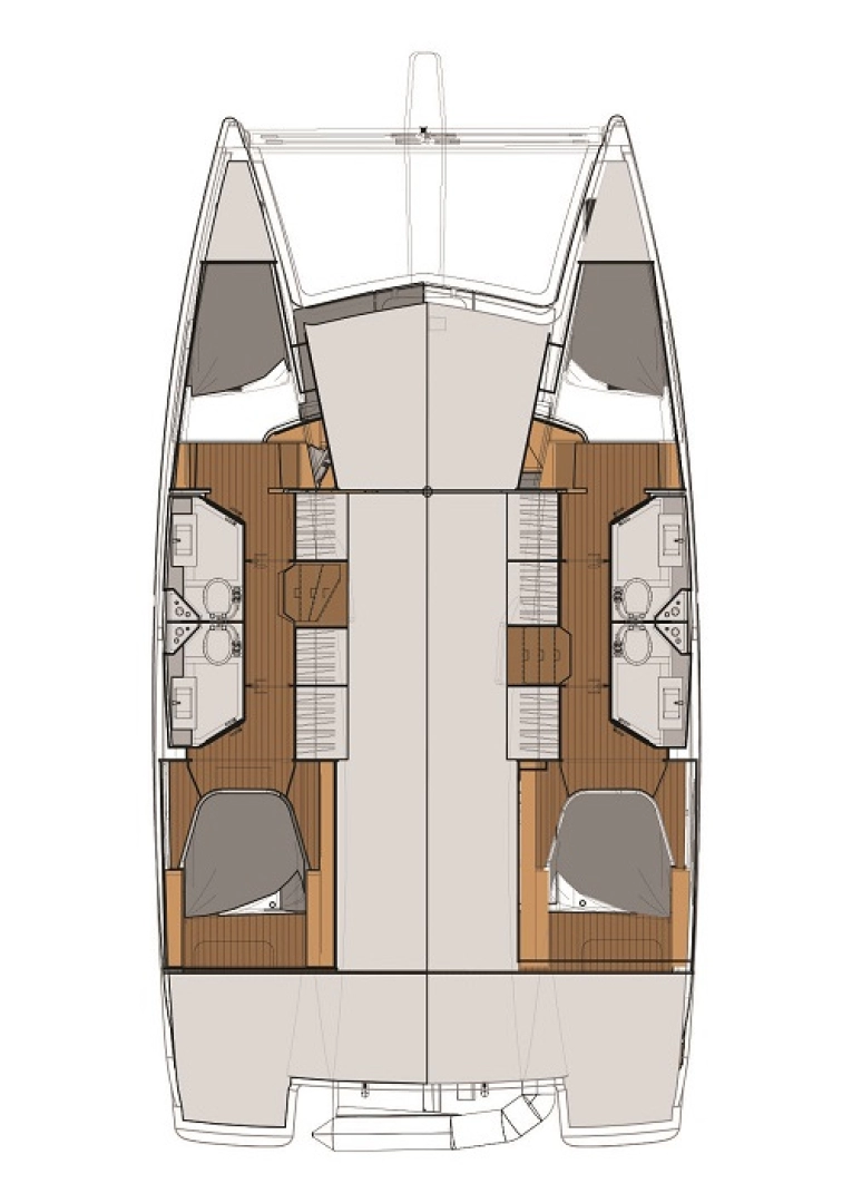 Alquiler de embarcaciones Fountaine Pajot Lucia 40 enGöcek en Samboat