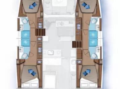 Alquiler Catamarán Lagoon con o sin  título de navegación