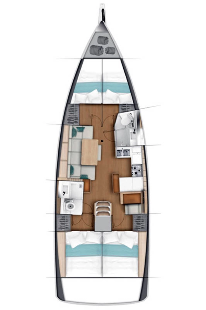 Alquiler de Jeanneau Sun Odyssey 440 en Palma de Mallorca