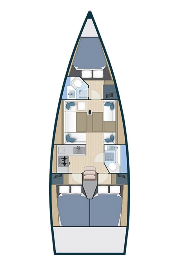 Velero para alquilar Kaštela al mejor precio
