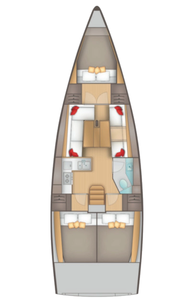 Salona Salona 380 de alquiler a Kaštela