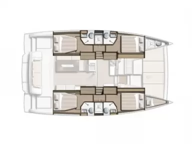 Alquiler Catamarán en Biograd na Moru - Bali Bali 4.2