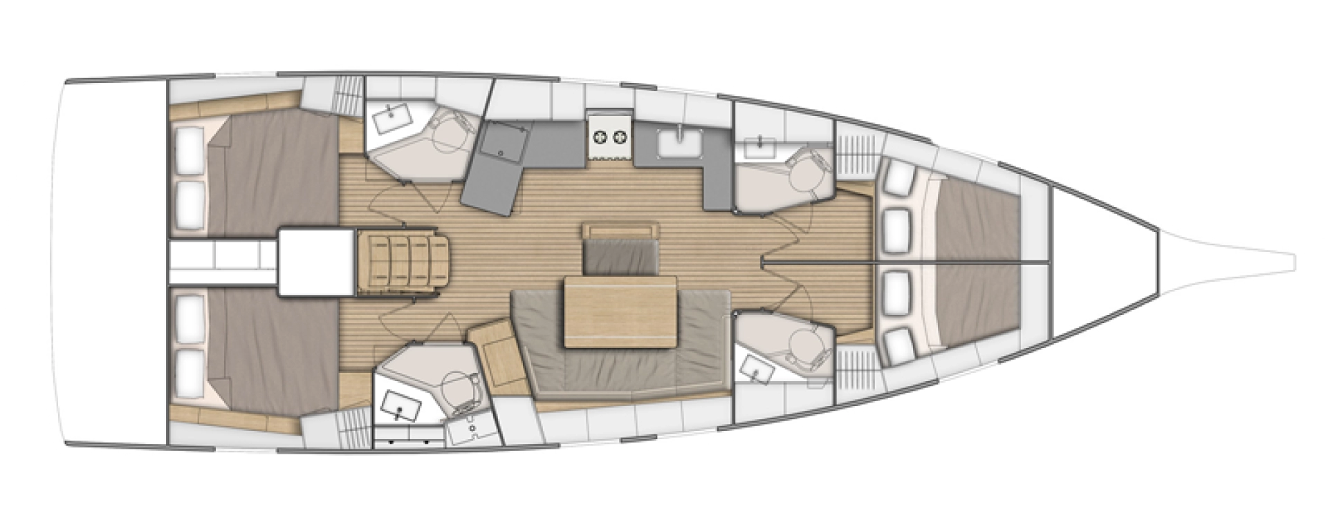 Alquiler de barcos Cos barato de Oceanis 46.1