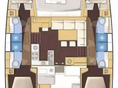 Alquiler de Catamarán, con o sin patrón Lagoon Lávrio