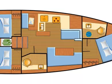 Alquiler de Jeanneau Sun Odyssey 410 en Rogoznica
