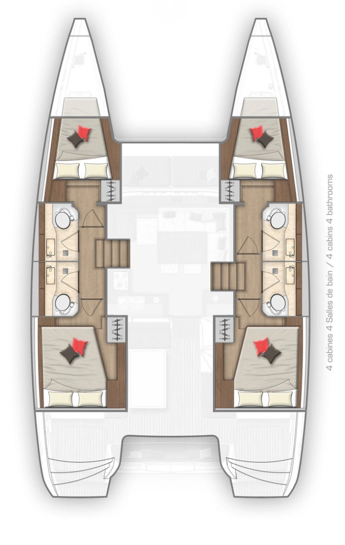 Alquiler Catamarán Lagoon con o sin  título de navegación