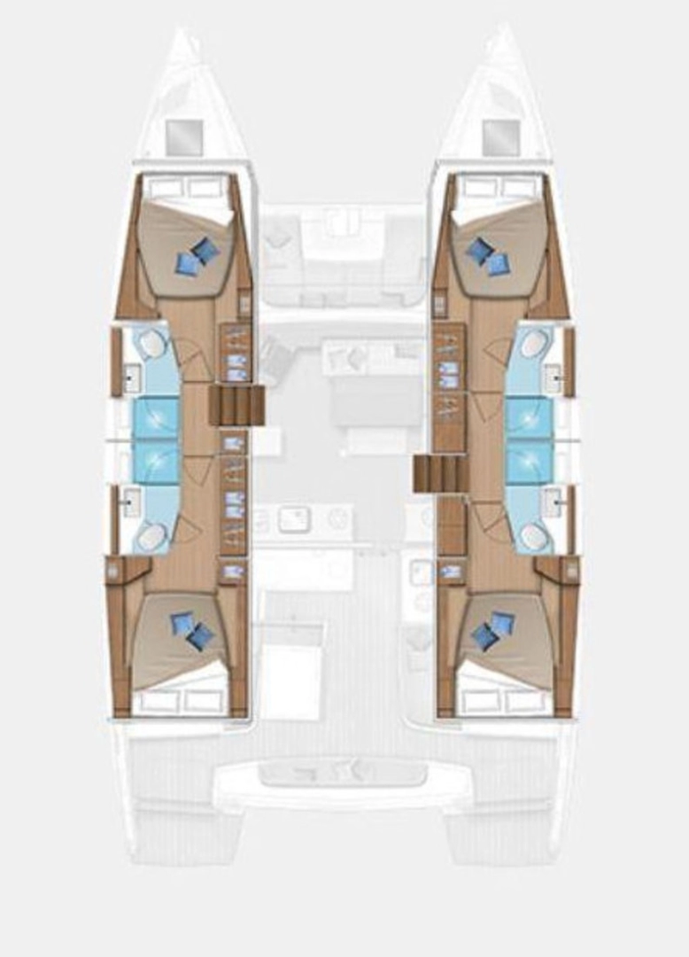 Alquiler Catamarán en Gouviá - Lagoon Lagoon 46