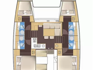 Alquiler de Catamarán, con o sin patrón Lagoon Punat