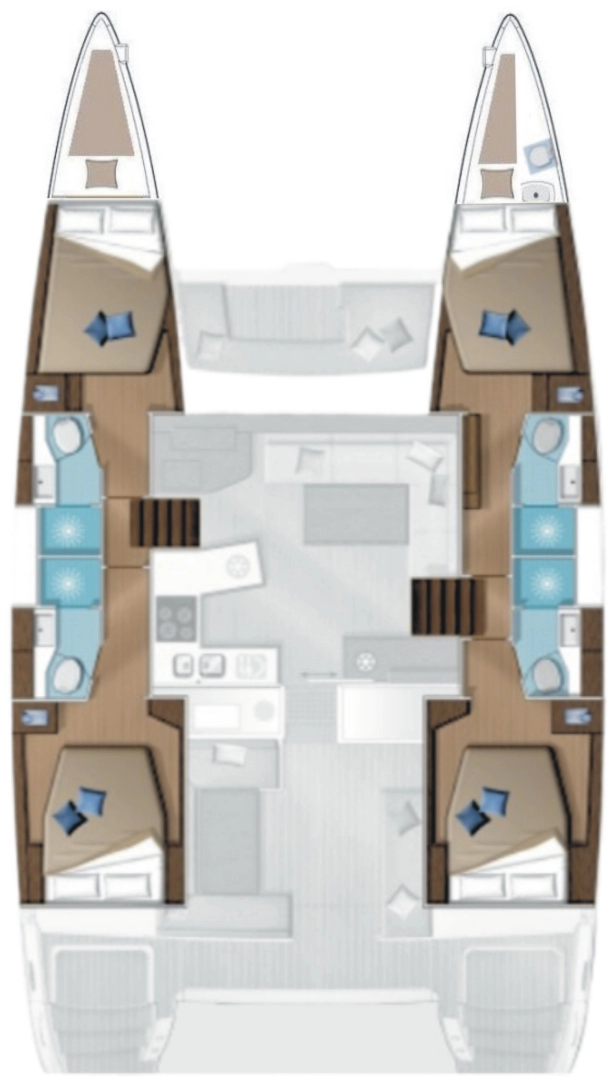 Alquiler de Lagoon Lagoon 450 F en Álimos