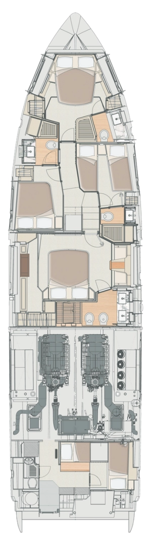 Alquiler Yate de lujo Azimut con o sin  título de navegación