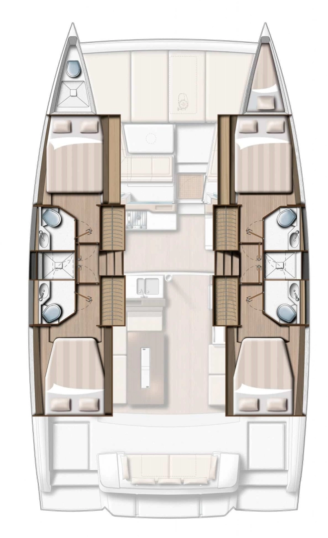 Alquiler Catamarán en Rogoznica - Bali Bali 4.2