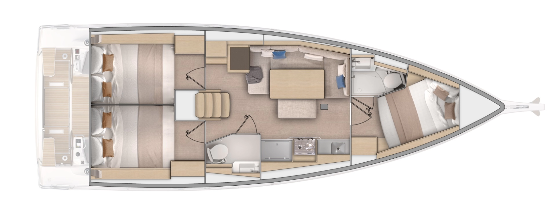 Alquiler de barcos Split barato de Oceanis 37.1