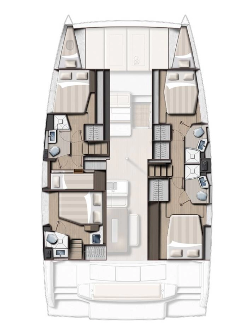 Alquiler Catamarán en Lefkáda - Bali Bali 4.6