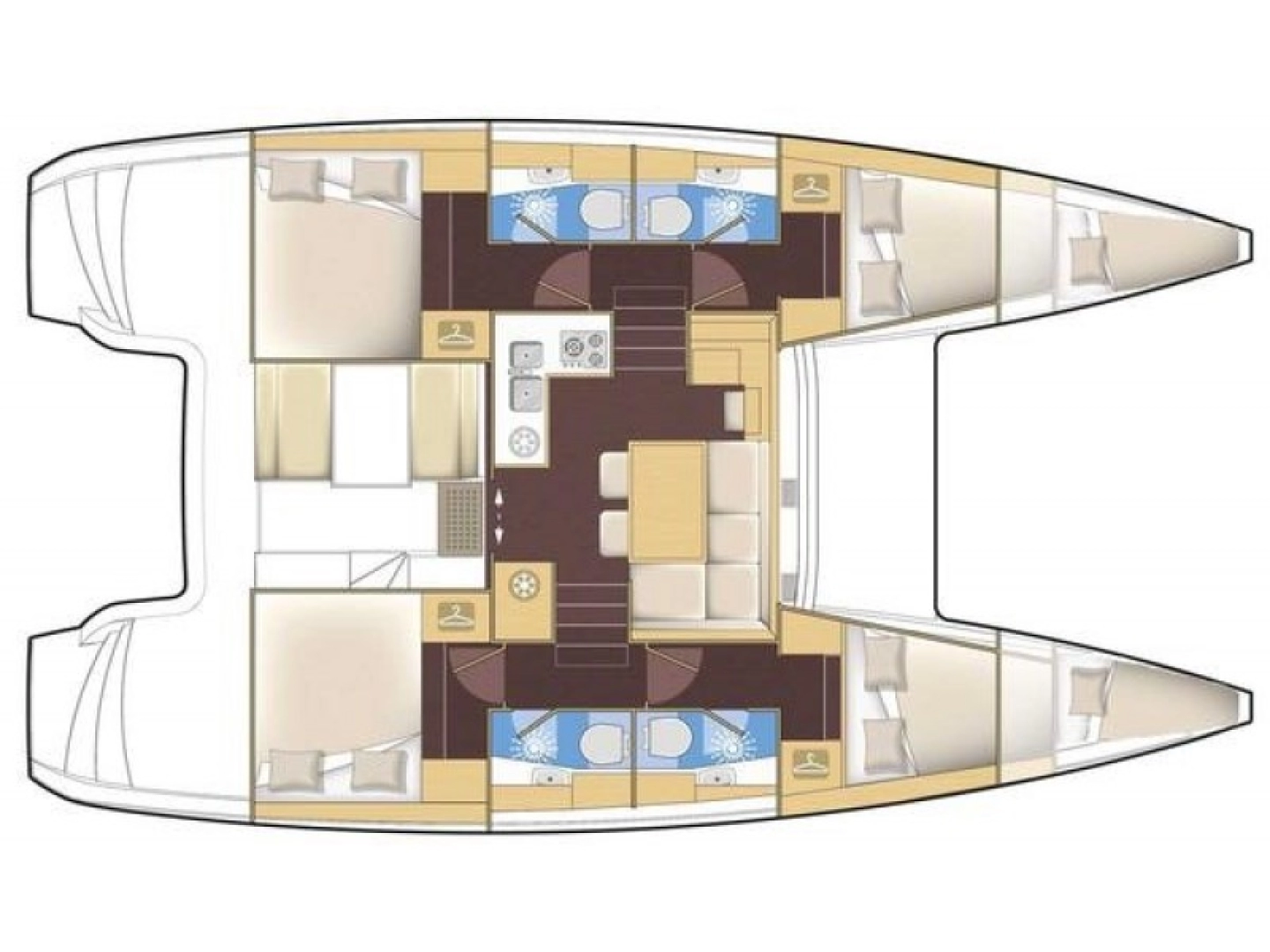 Alquiler Catamarán Lagoon con o sin  título de navegación