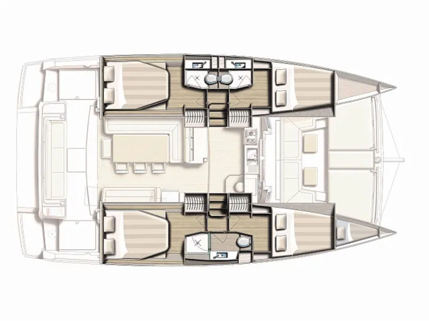Alquiler Catamarán Bali con o sin  título de navegación