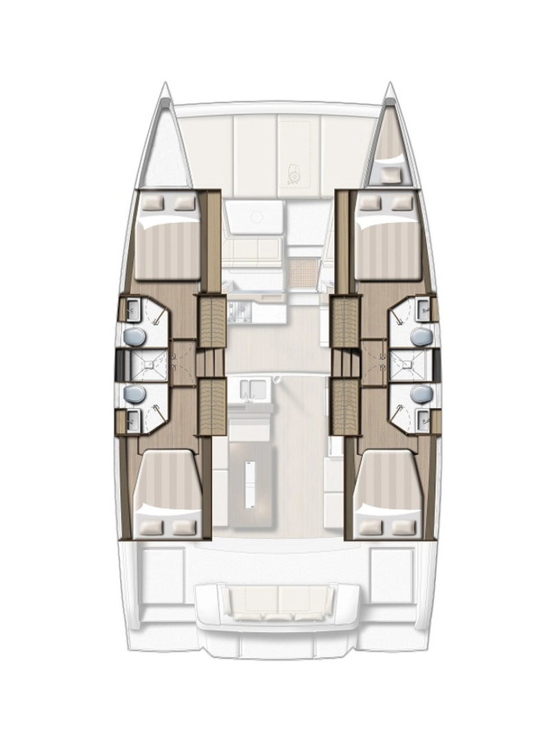 Alquiler Catamarán en Kaštela - Bali Bali 4.2